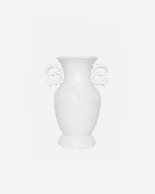 S HANDLE CERAMIC VASE