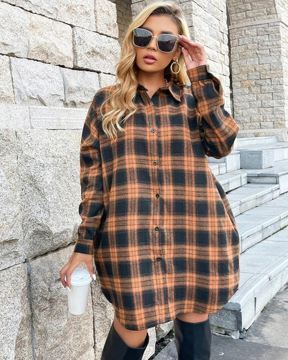 Women's Button Down Plaid Flannel Shirts (Buy 2 Free Shipping)
