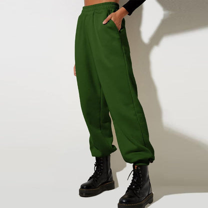Women High Waisted Baggy Sweatpants Comfortable Cotton Joggers Pants