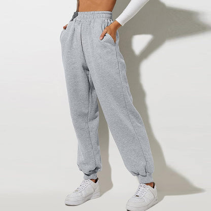 Women High Waisted Baggy Sweatpants Comfortable Cotton Joggers Pants
