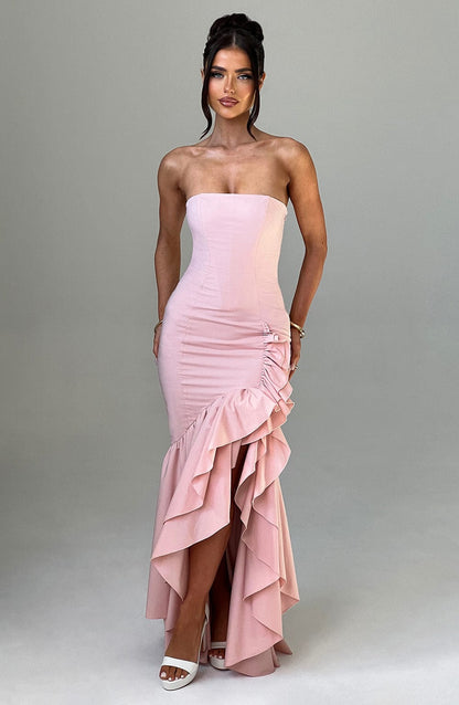 New Angelina Maxi Dress - Blush